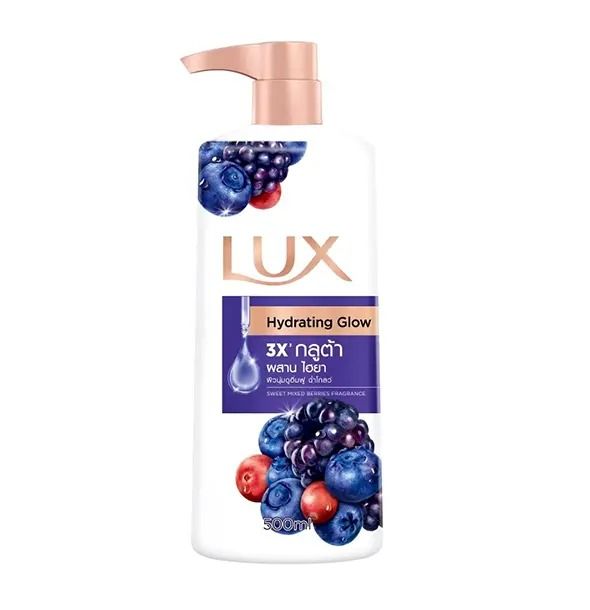 500 ml Skin care Lux Hydrating Glow shower gel International Thailand product used for male / female