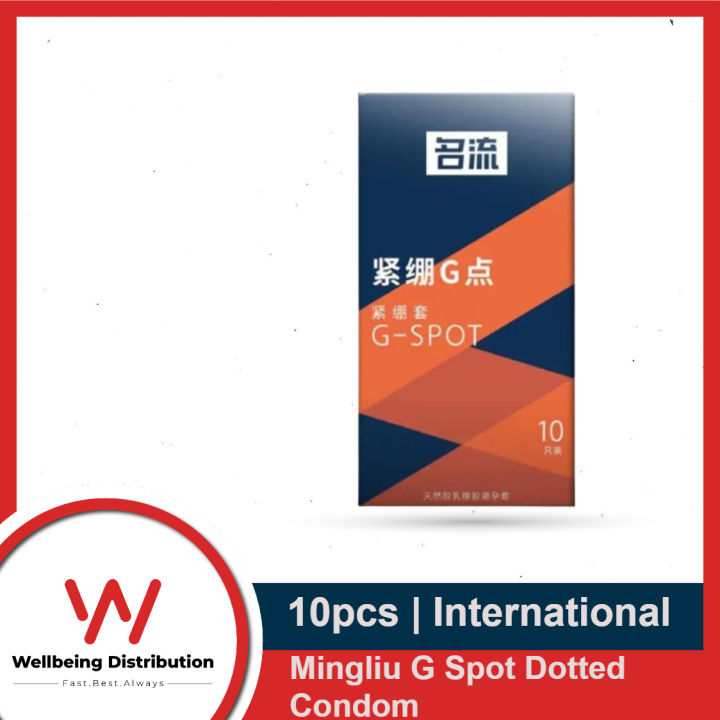 G Spot Tight Fit Small Dotted 49mm Condoms 10Pcs Pack (Brand: MINGLIU)