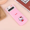 Sanrio Kawaii Hello Kitty Scientific Calculator Voice Computer Multifunctional Office Electronic Calculator For Girls And Boy. 