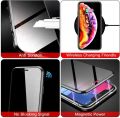 Anti Peeping Magnetic Double Privacy Metal Glass Case for IPhone 11 12 13 14 15 Pro Max Mini XS XR X 8 7 Plus SE 3 Antispy Cover. 