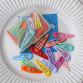 Candy color 3cm glue cute small hairpin hair accessories set children's simple 5cm lacquer Korean style side clip bangs clip. 
