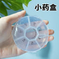 Medicine Cutter Splitter Divide Transparent Storage Case and Storage Box Pill Cutter.