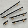 OIMG Modern Zinc Alloy Door Handles Kitchen Cabinet Handles Solid Drawer Knobs Fashion Furniture Handle Hardware 150Mm B.