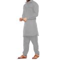 Western Pathani Suit Kurta Pajama Ethnic Festive Fashion Party Wear For Men Latest Traditional Wedding Dress For Men's Clothing. 