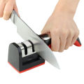 Stainless Steel Knife Sharpener - Black. 