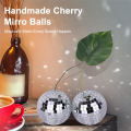 Cherry Disco Ball Decor, Single Mirror Ball Cherry Mirror Ball. 