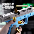 Glock18 Sig Blowback Toy Gun Metal Barrel, Jump Eject Magazine, Plastic – Realistic Toy for Kids. 