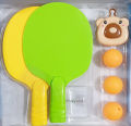 1 Set Indoor Exercise Coordination Parent-child Interaction Hanging Ping-Pong Trainer 2 Rackets 3 balls set.