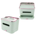 Tissue Box Organizer Multifunctional Tissue Box Holder PP Plastic for Living Room for Vanity. 