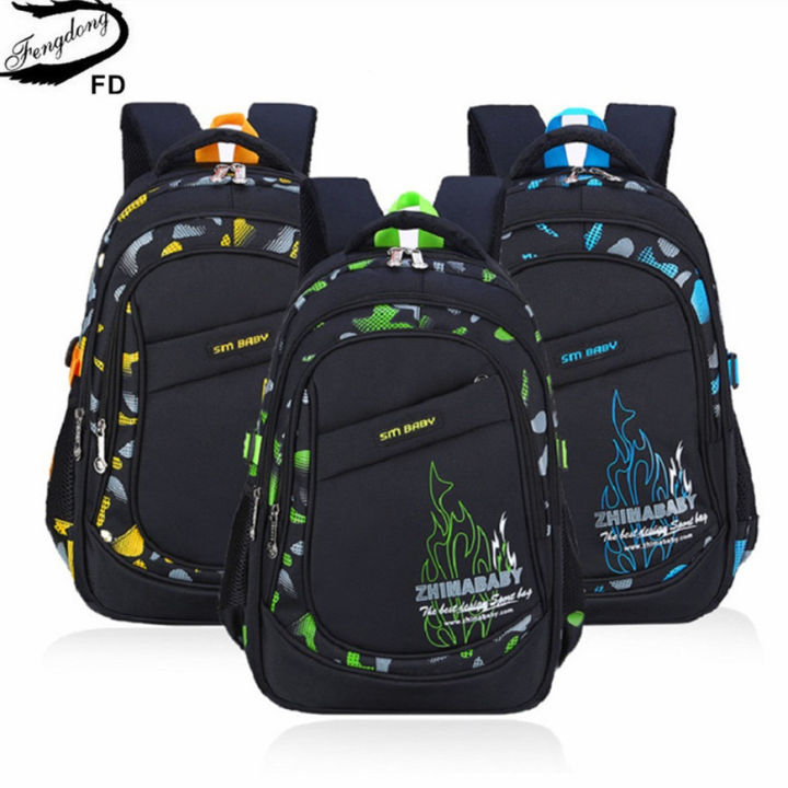 school backpack for teenage boys elementary school bags 6-12 years old boys waterproof book bag student backbag kids satchel