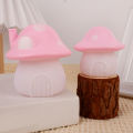 Creative LED Mushroom Night Light Cute Bedside Bedside Lamp Mushroom Shape Desktop Decoration Friends Gift Two.