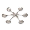 NOVA Stainless Steel Round Soup Spoon set of 6 Pcs, 6.60 inch Long. 