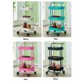 Trolley 3 Tier Multi-function Trolley Storage Trolley - 3 Tier Plastic Rack. 