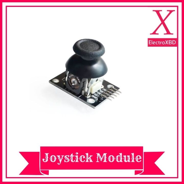 Dual Axis XY Joystick 5 Pin Module PS2 Joystick Control Lever Sensor ...