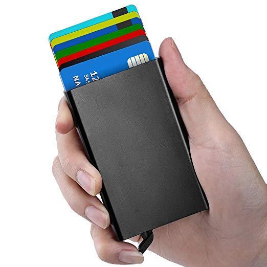 Aluminium ID Credit Card Holder Case Bank Men Credit Card Box