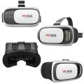 VR BOX 2.0 Virtual Reality 3D Glasses for Smartphones With REMOTE - White and Black. 