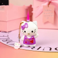 3d hello kitty lighter cartoon key ring lighter sanrio kuromi pink torch ighter windproof hello kitty pink flame lighter. 