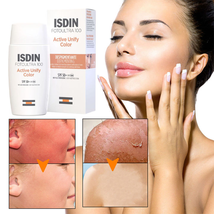 SPF50+ Face Sunscreen UV Protection Sun Cream Skin Whitening Brighten Lotion Original Solar Blocker Facial Skin Care Product