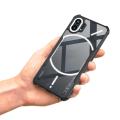 For Nothing Phone 1 Edge-Reinforced Shockproof Cushion Back Clear Hybrid Transparent Hard Cover Casing.
