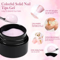 BORN PRETTY Solid Nail Tips Gel 5g Transparent Clear Function Gel Nail Extension Gel Soak Off Nail Art Gel Need UV Lamp Cure.