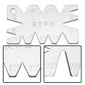 3pcs S/S Stainless Steel Angle Gauge Dirll Sharpener Tools Set Angle Gage Measuring Gauging Lathe Tool.