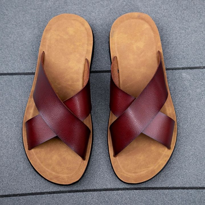 SHEN%20CE%20Summer%20Sandals%20Men%20Leather%20Classic%20Roman%20Open-toed%20Slipper%20Outdoor%20Beach%20Rubber%20Summer%20Shoes%20Flip%20Flop%20Water%20Sandals%20-%20Image%206