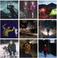 Rechargeable High Power Motion Sensor Multiple Modes Water Resistant Headlamp For Riding, Camping, Maintaining & Night Fishing. 