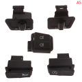 5Pcs Motorcycle Start Switch Horn Light Turn Signal High Low Beam Button Switch Connectors for Scooter ATV Moped Accessories.