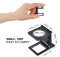 Linen Test Three Folding Counting Magnifiers With Scale Textile Jewelry Collection Repair. 