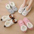 Fuzzy Slippers Women Unicorn Dog Anti Slip Kawaii Fluffy Ladies Panda Plush Soft Thermal Female Cartoon Shoe Home Indoor Bedroom.