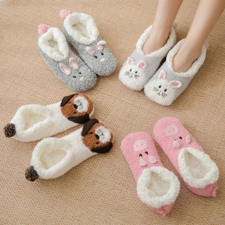 Fuzzy%20Slippers%20Women%20Unicorn%20Dog%20Anti%20Slip%20Kawaii%20Fluffy%20Ladies%20Panda%20Plush%20Soft%20Thermal%20Female%20Cartoon%20Shoe%20Home%20Indoor%20Bedroom%20-%20Image%205
