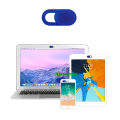 2 pcs x (Blue) PVC Webcam Cover Mobile Laptop Front Camera Cover Self-Adhesive Slider Protector. 
