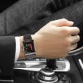 New Unisex Square Style Cool Colorful LED Digital Watch Binary Wrist Black.