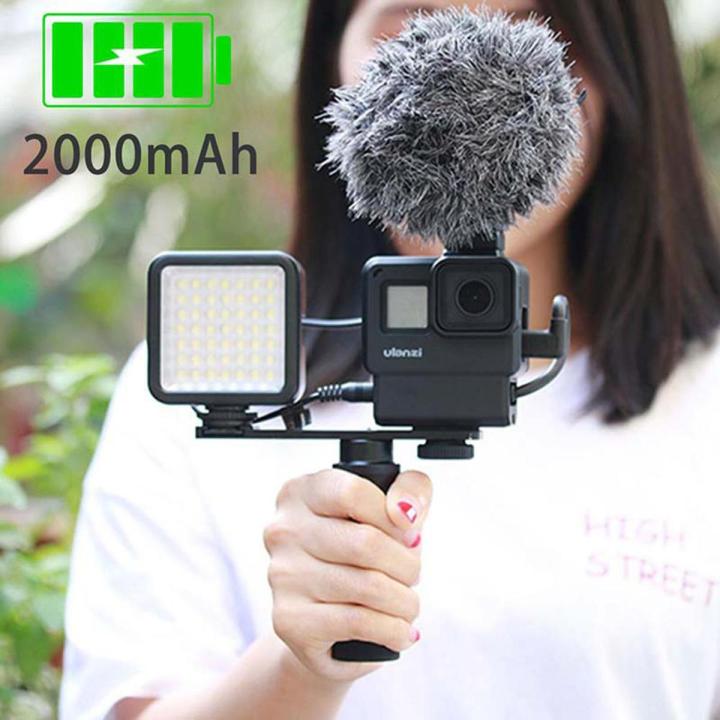 Ulanzi VL49 6W Mini LED Video Office Light 2000mAh 5500K Zoom Lighting Photographic Lighting U Bright Vlog Fill Light