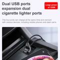BASEUS 3.1A Dual USB Smart Extended Car Charger with 80W Dual Ports Cigarette Lighter Socket. 