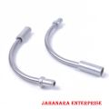 Bicycle Break Pipe Alloy 110 Degrees Bend Wire Guide Pipe Hose Js Cycling Supplies for Mountain Bike V Brake Noodles Cable Reduce Friction Brake Line 2 pcs. 