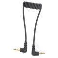 Cable Black Plastic+Alloy Lightweight Microphone Spring Adapter Wire Faster. 