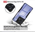 Zapcase Back Case Cover for Motorola Edge 50 Pro 5G | Compatible for Motorola Edge 50 Pro 5G Back Case Cover | Clear Case for Motorola Edge 50 Pro 5G with Camera Protection | (TPU + PC | Matte Black).