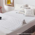 Factory supply interwoven cotton protective mat hotel room protective mat hotel mattress bed upholstered pad wholesale.
