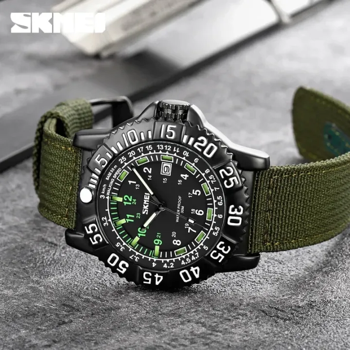 SKMEI%209281%20Fashion%20Sport%20Men%20Quartz%20Watch%20Nylon%20Luminous%20Date%20Calendar%20Mens%20Waterproof%20Wristwatches%20Military%20Clock%20reloj%20hombre%20-%20Image%206