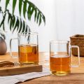 270ml high temperature resistant glass tea cup water cup high borosilicate glass tea cup.