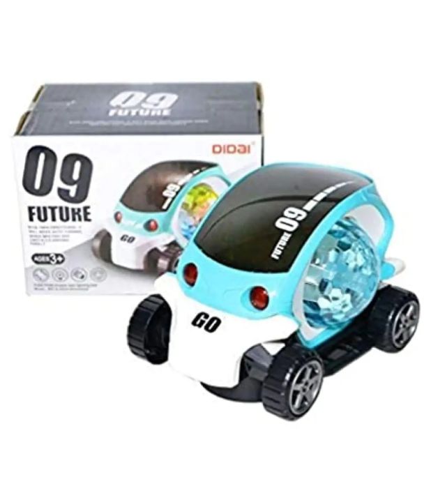 3D 09 Electric Cars Toys with Lights Music-Multicolor
