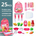 Pretend Play Toys Children Simulation Kitchen Maintenance Tools Multi-functional Intellectual Backpack Toy.