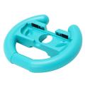 Steering Wheel Hand Grip Handle Holder For Nintendo Switch Joy-con Controller Blue. 