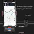 Waterproof Multifunction 4-In-1 Bicycle Lamp Mobile Phone Bracket Riding Headlight Horn Bicycle Mobile Phone Frame Lamp Charging. 
