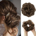 Synthetic Hair Bun Extensions Messy Curly Elastic Hair Scrunchies Hairpieces Synthetic Chignon Donut Updo Hair Pieces for Women. 