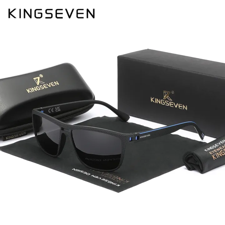 Sunglasses%20Men's%20Driving%20KINGSEVEN%20New%20Design%20Driving%20Eye%20Protection%20UV400%20Polarized%20Glasses%20Anti-slip%20High%20Quality%20TR90%20Glasses%20-%20Image%202