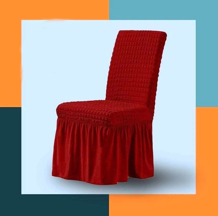 1 pis chair cover original turki Elastic Stretch Chair Cover for all dining chair purple colour