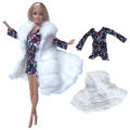New Mix Style 1 Pcs Fashion Dress Party Skirt For 1/6 Doll Coat Outfit Modern Clothes For Barbie Doll Accessories Toys JJ. 