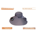 Portable Solar Charging Cap with Two Fan Solar Fan Cap for Outdoor Camping Hiking Fishing Sunscreen Fisherman Hat.